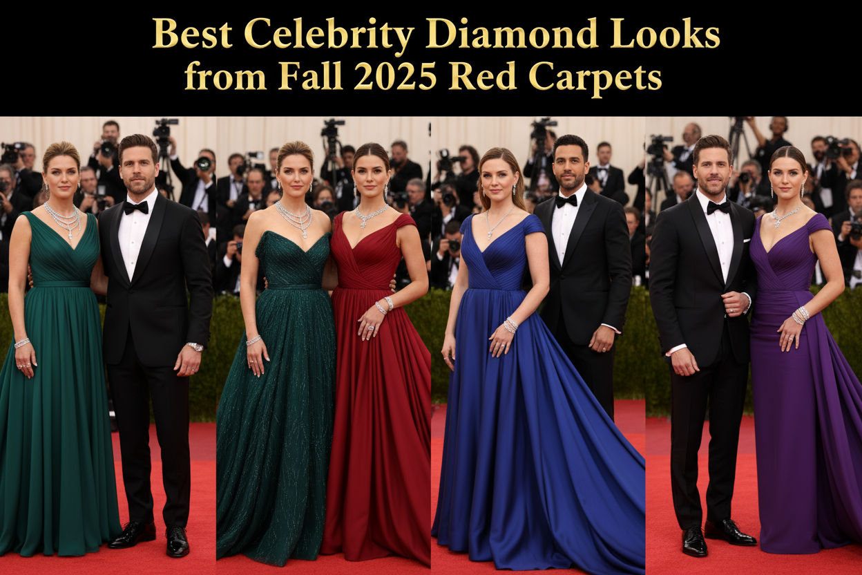 Best Celebrity Diamond Looks from Fall 2025 Red Carpets
