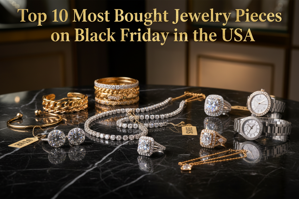 Top 10 Most Bought Jewelry Pieces on Black Friday in the USA