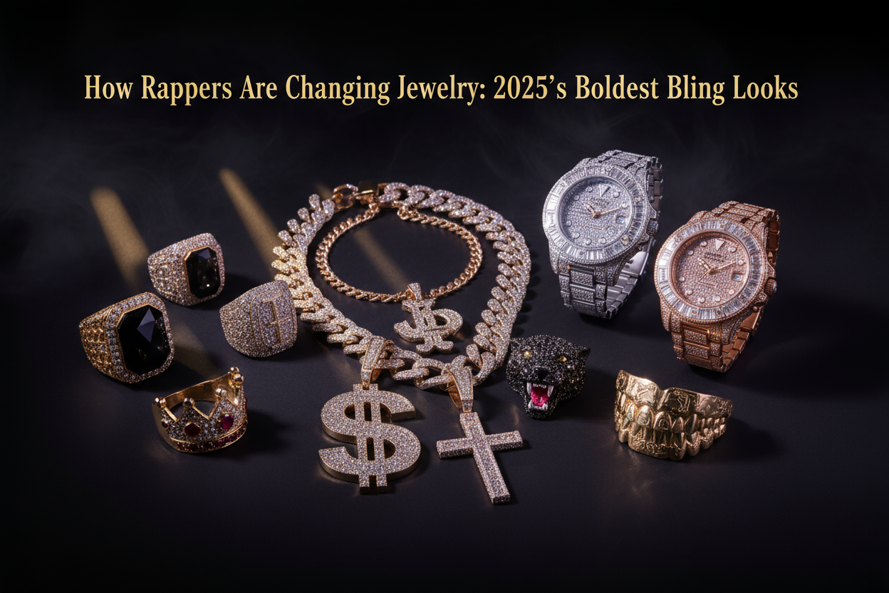 How Rappers Are Changing Jewelry: 2025βs Boldest Bling Looks