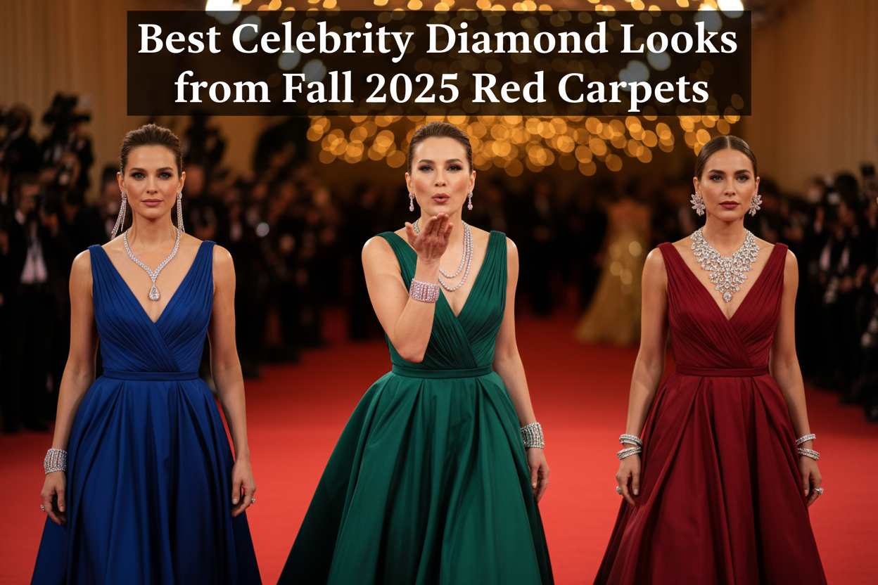 Best Celebrity Diamond Looks from Fall 2025 Red Carpets