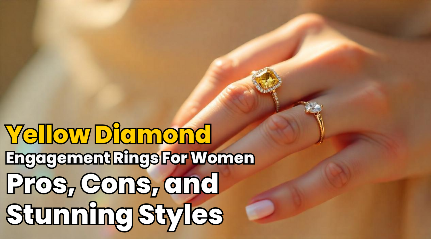 Yellow Diamond Engagement Rings for Women | Pros, Cons, and Stunning Styles