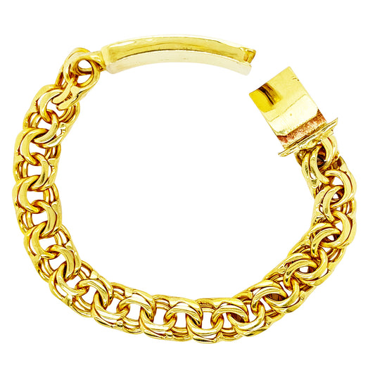 CHINO BRACELET WITH PLAIN PLATE 28.20 GM