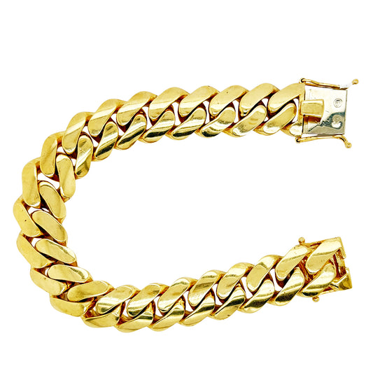 SOLID MIAMI CUBAN BRACELET 114.10 GM