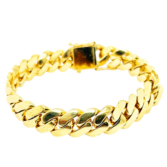 SOLID MIAMI CUBAN BRACELET 77.00 GM