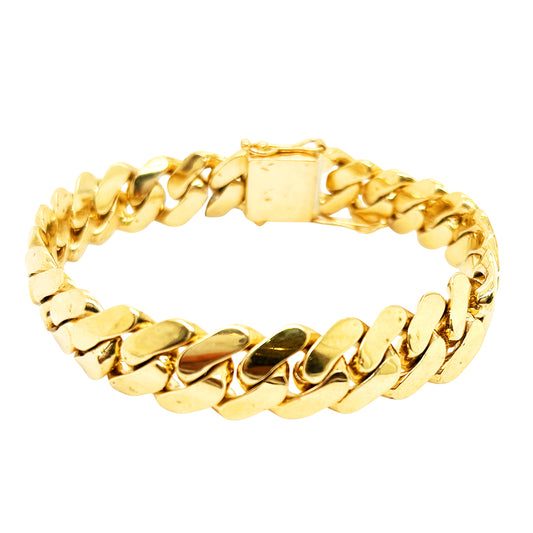 SOLID MIAMI CUBAN BRACELET 76.10 GM