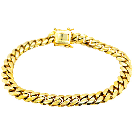 SOLID MIAMI CUBAN BRACELET 46.50 GM