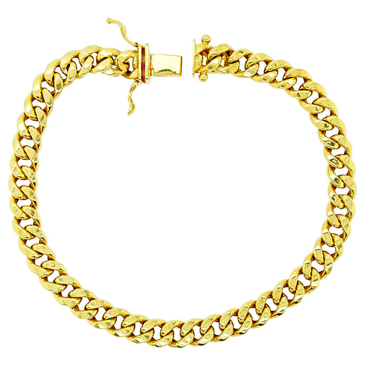 SEMI SOLID MIAMI CUBAN BRACELET 7.90 GM