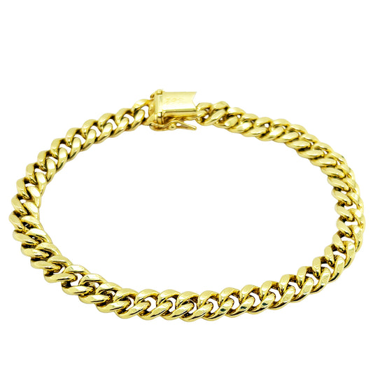 SEMI SOLID MIAMI CUBAN BRACELET 8.30 GM