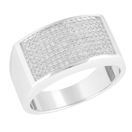 10KW 0.50CTW FANCY DIAMOND MENS RING