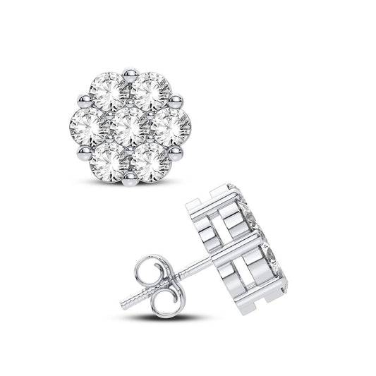 14K 1.00CT Diamond Earring
