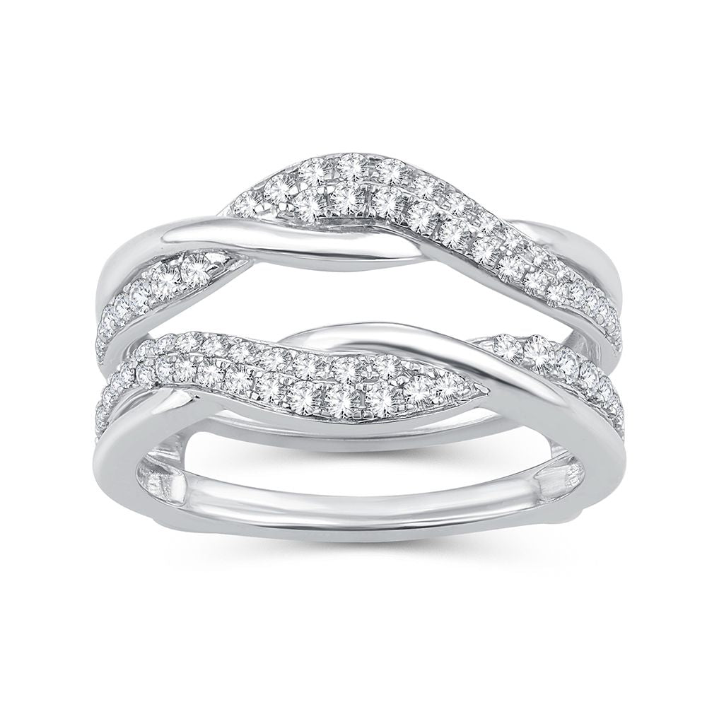 14K 0.50CT Diamond RING GUARD