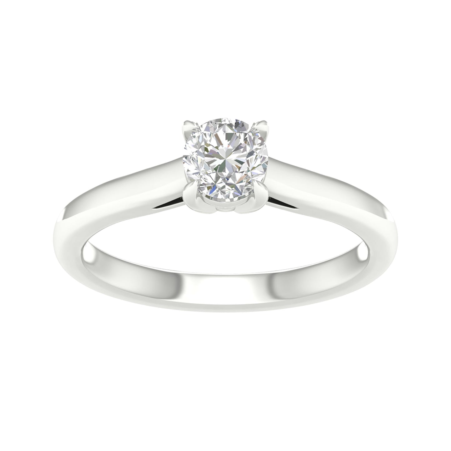 14K 0.50CT Certified Lab Grown Diamond Ring( IGI Certified )