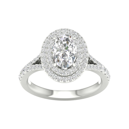 14K 2.00CT Certified Lab Grown Diamond Ring ( IGI Certified )