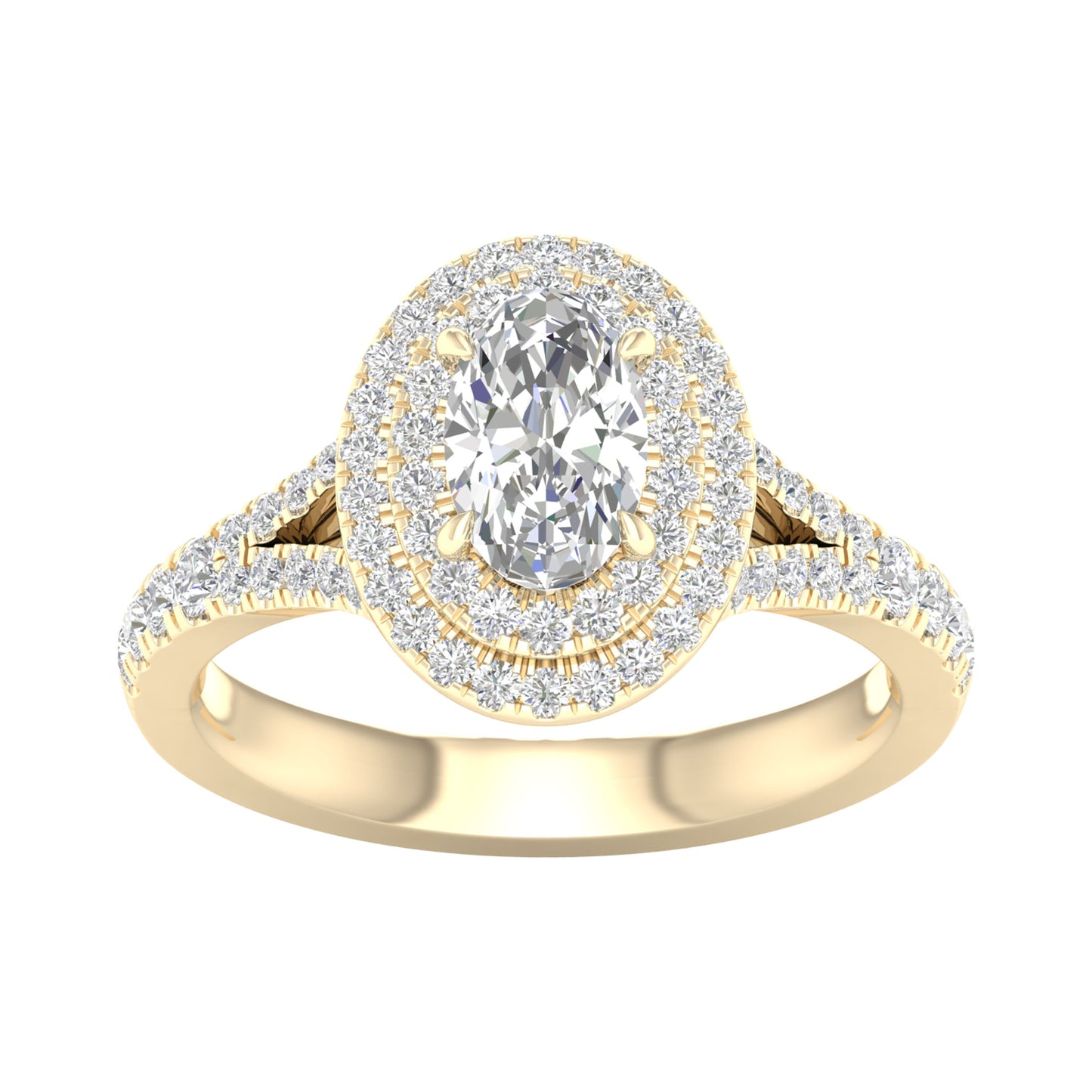 14K 1.25CT Certified Lab Grown Diamond Ring ( IGI Certified )