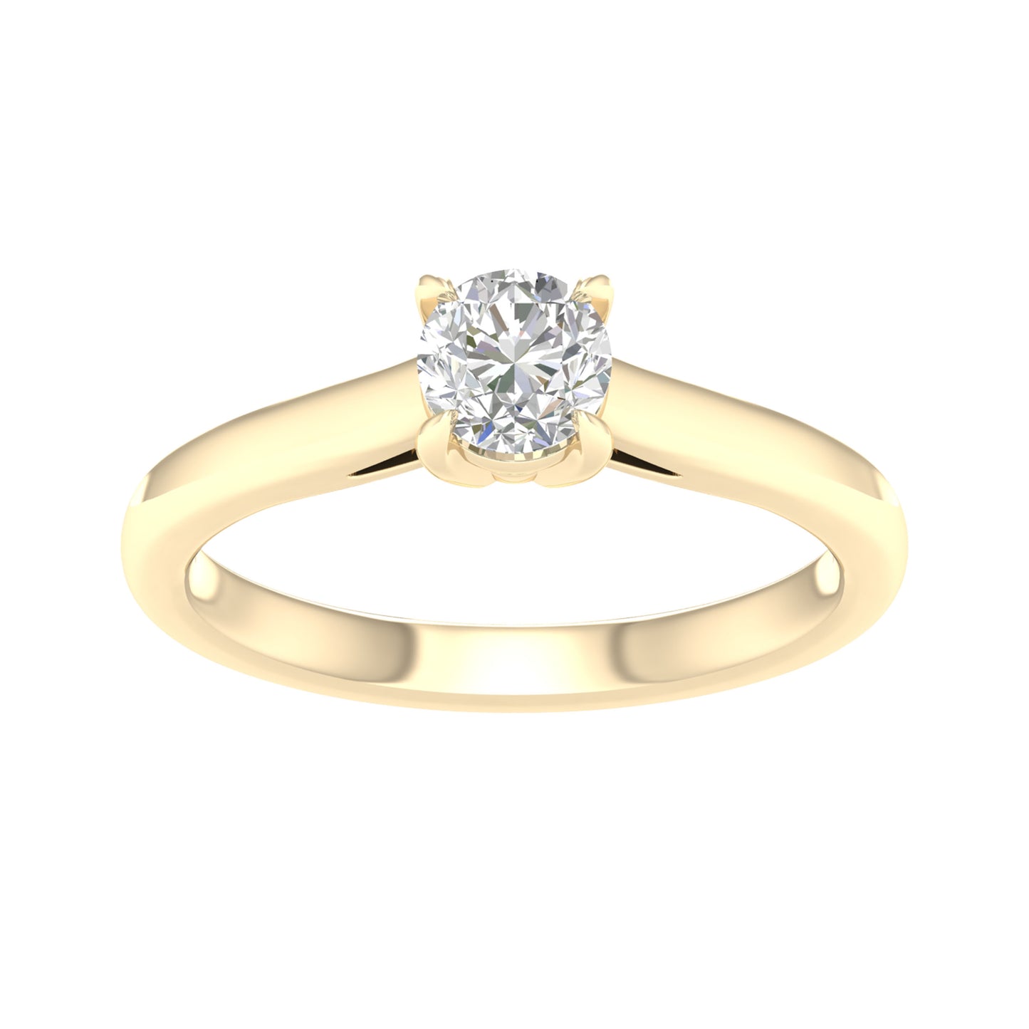 14K 0.50CT Certified Lab Grown Diamond ( IGI Certified )