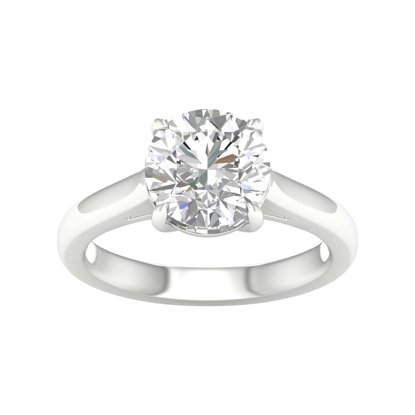 14K 3.00CT Certified Lab Grown Diamond Ring ( IGI Certified )