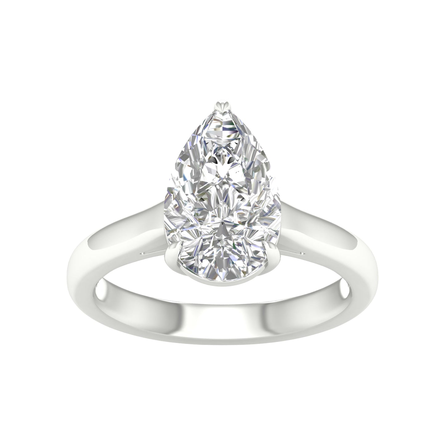 14K 4.00CT Certified Lab Grown Diamond Ring ( IGI Certified )