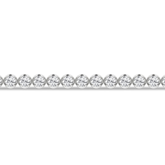 14K 7.00ct Lab Grown Diamond Bracelet