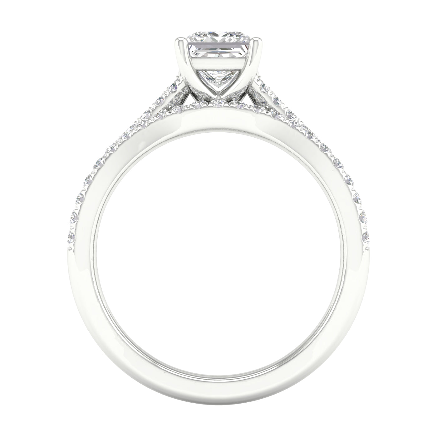 Certified Lab Grown 14K 1.40CT Diamond Bridal Set