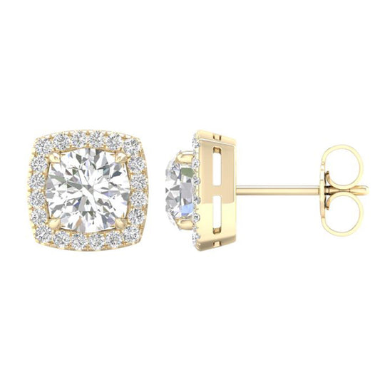 14K 1.16CT Lab Grown Earrings