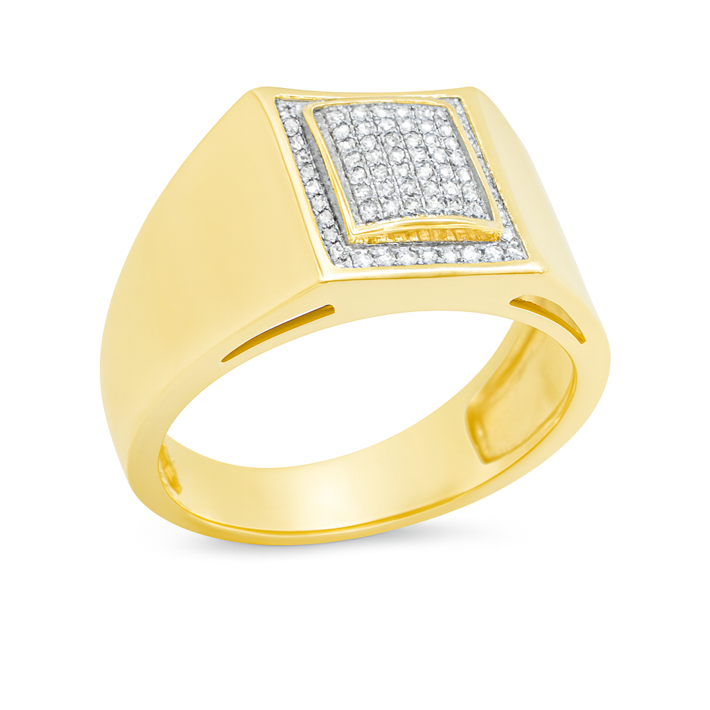 Diamond Ring .23 CTW Round Cut 10K Yellow Gold