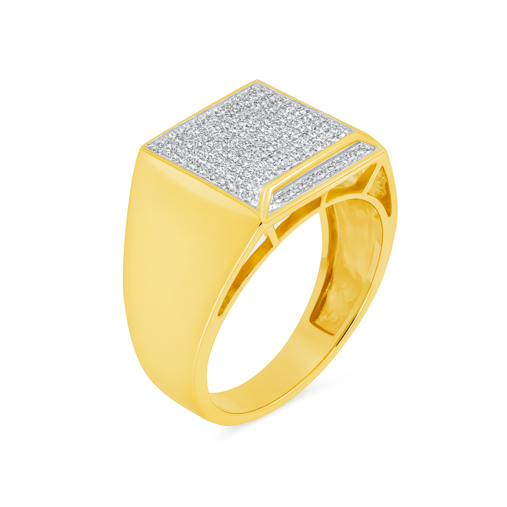 Diamond Ring .31 CTW Round Cut 10K Yellow Gold