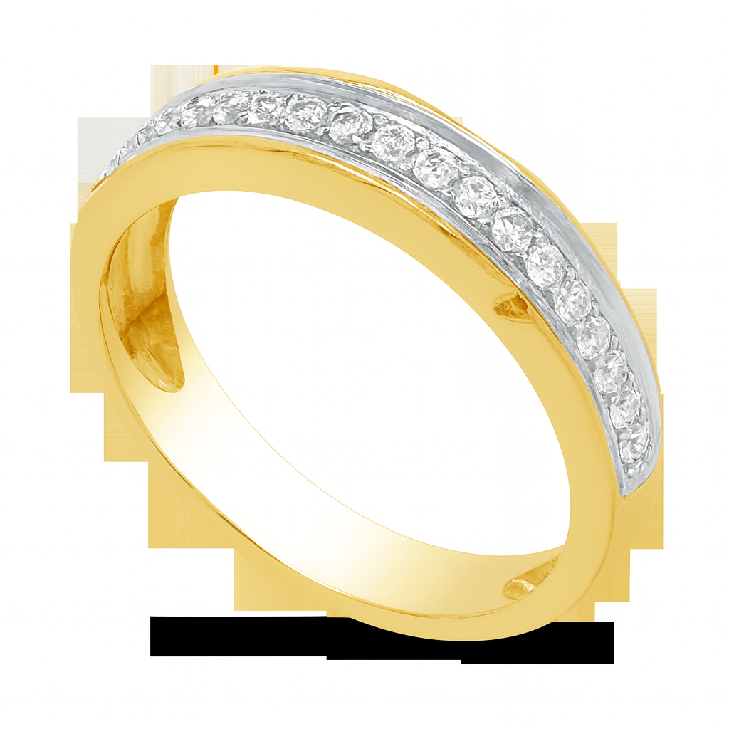 Diamond Ring .40 CTW Round Cut 10K Yellow Gold