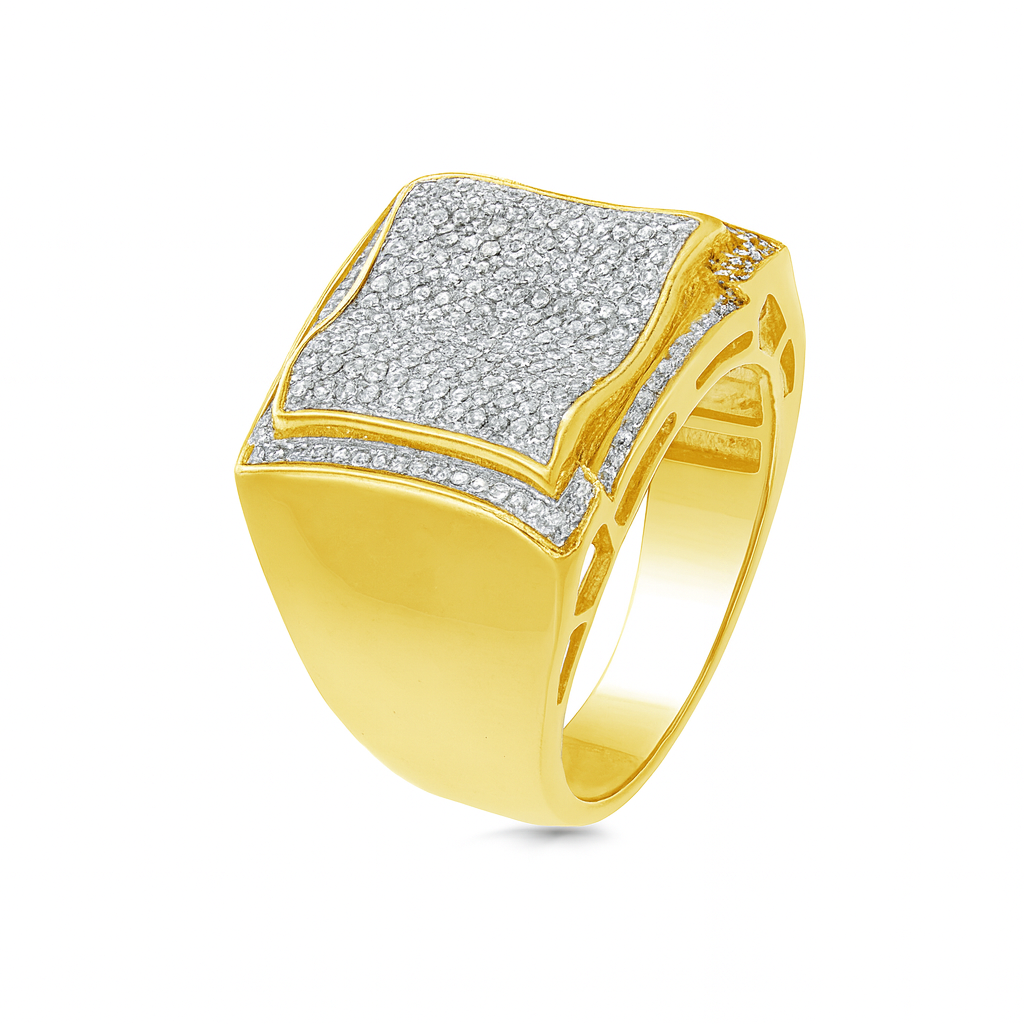 Diamond Ring .46 CTW Round Cut 10K Yellow Gold