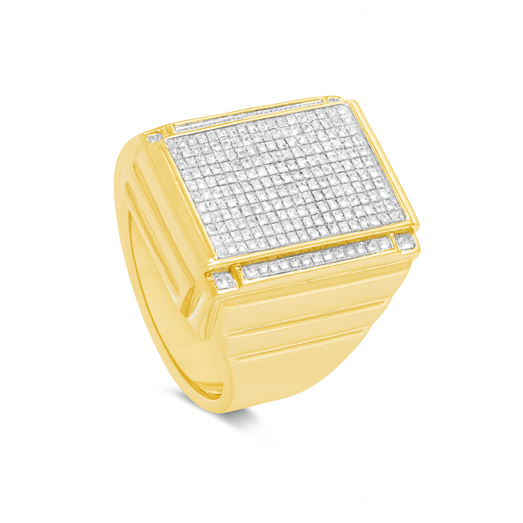 Diamond Ring .47 CTW Round Cut 10K Yellow Gold