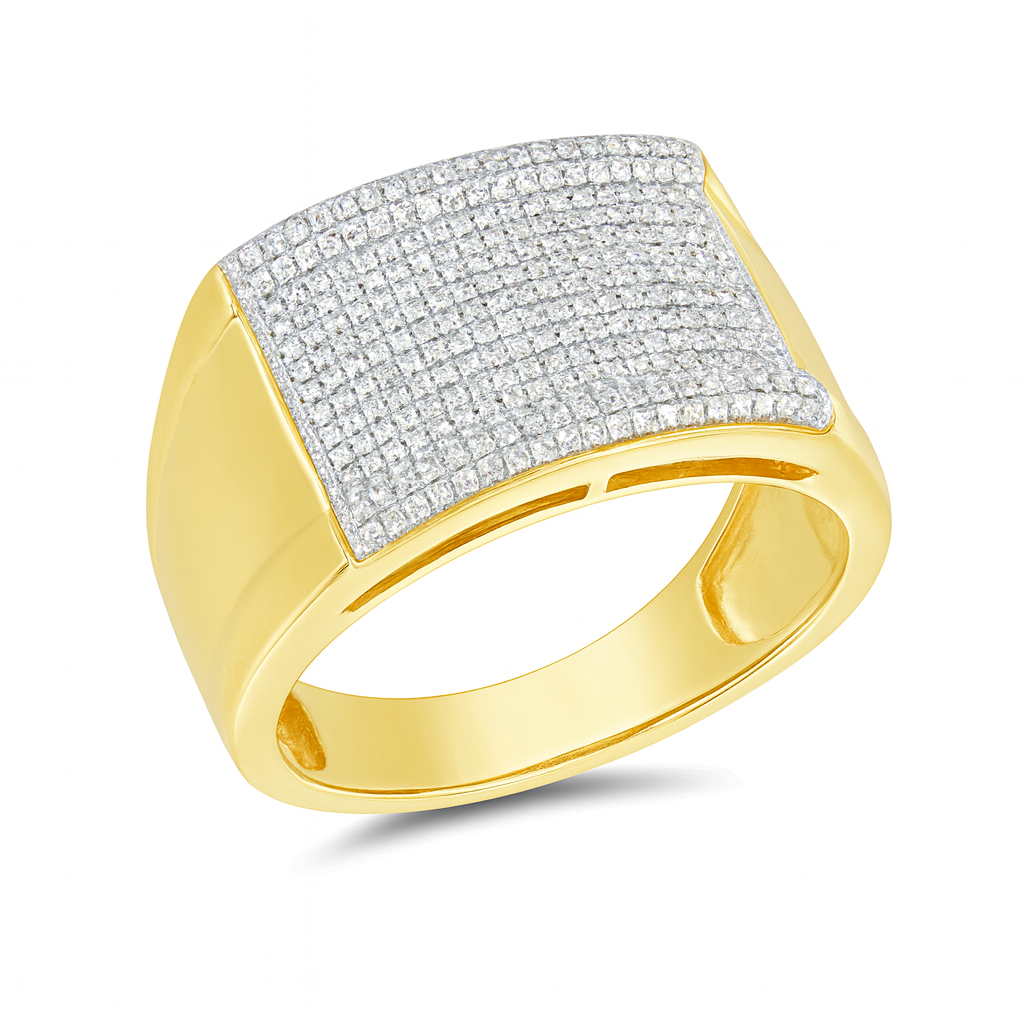 Diamond Ring .53 CTW Round Cut 10K Yellow Gold
