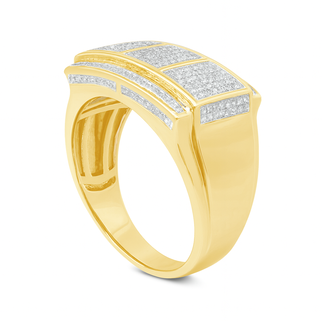 Diamond Ring .60 CTW Round Cut 10K Yellow Gold