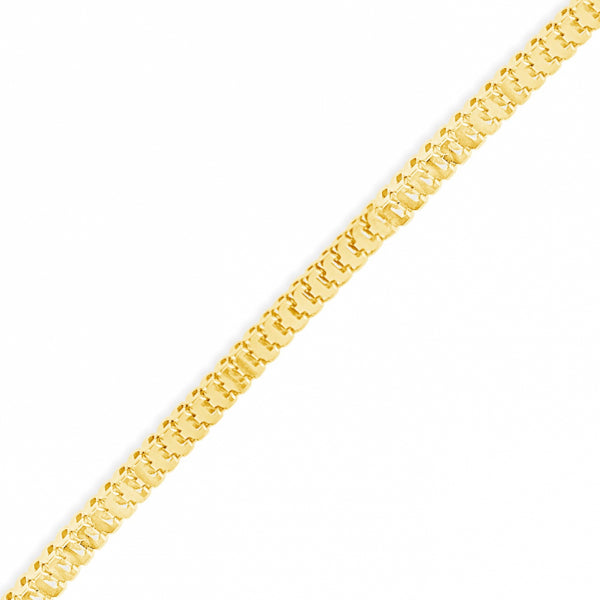 10K Yellow Gold Box Link 22" Chain