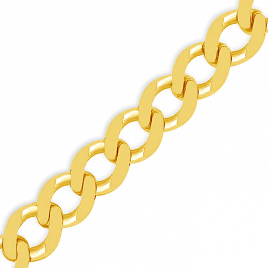 10K Yellow Gold Solid  Cuban Link Chain