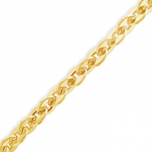 10K Yellow Gold  Cable Link 22" Chain