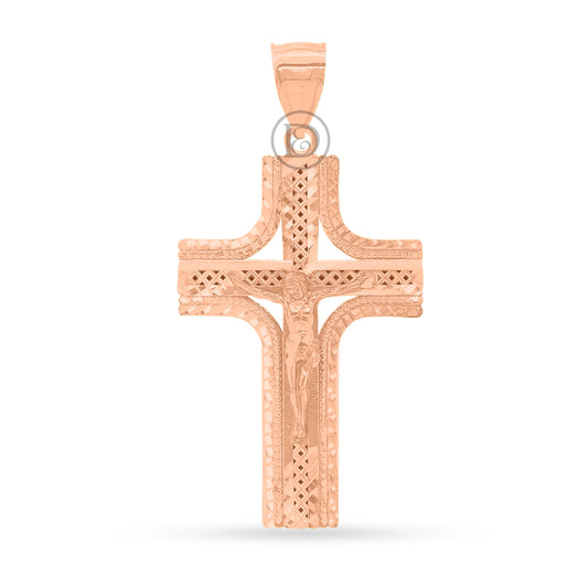 10k yellow gold cross pendant