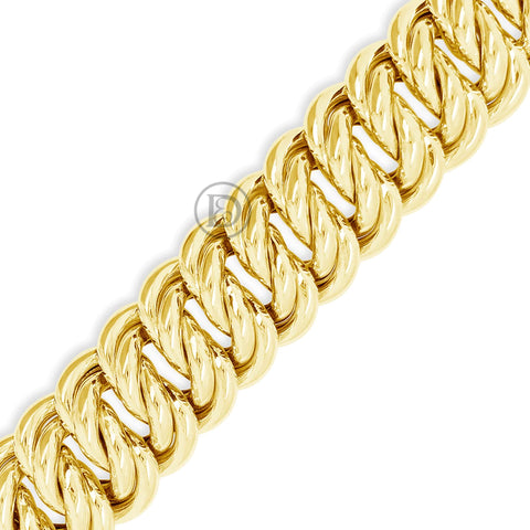 10K Gold Custom Cuban Link Bracelet