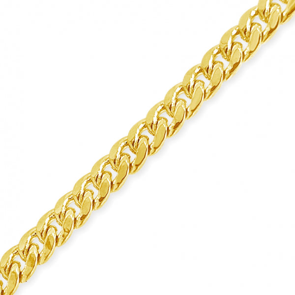 10K Solid Yellow Gold Miami Cuban 20" Chain