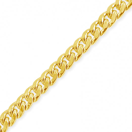 10K Solid Yellow Gold Miami Cuban 20" Chain