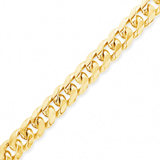 10K Solid Yellow Gold Miami Cuban 20" Chain