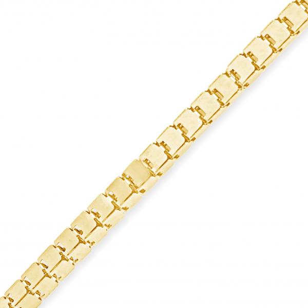 10K Hollow Yellow Gold 22" Box Chain