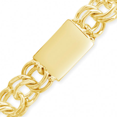 10K Yellow Gold  Chino Link 22" Chain