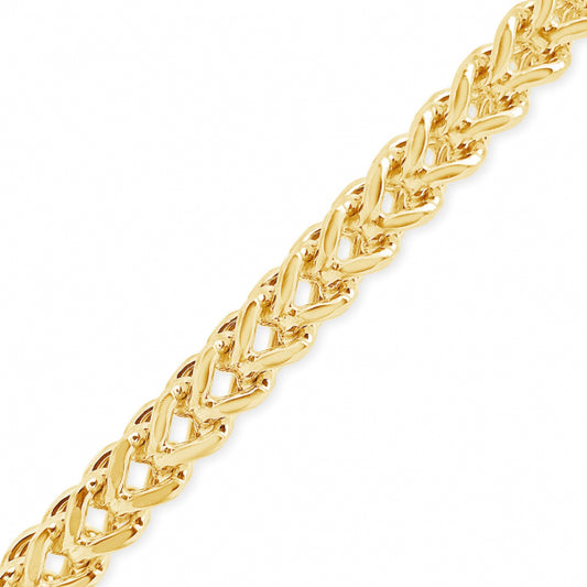 10K Yellow Gold Semi Solid  Franco Link 20" Chain