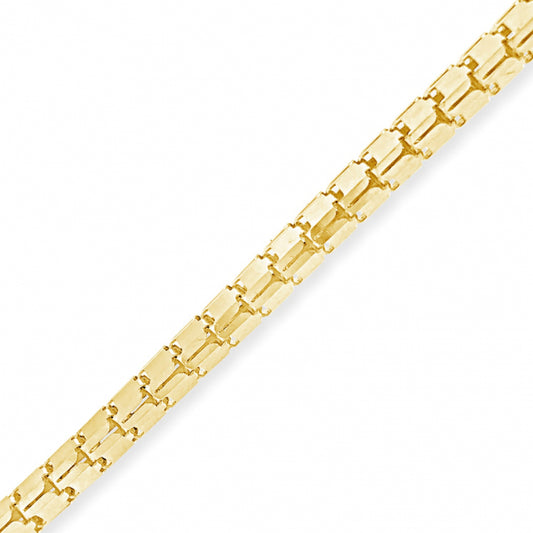 10K Yellow Gold  Hollow Box 22" Chain