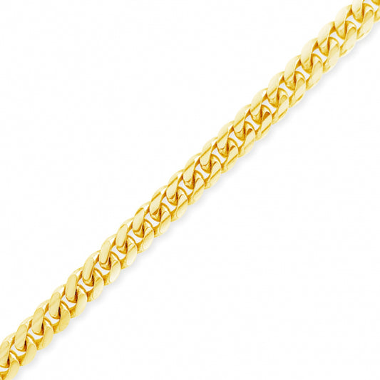 10K Solid Yellow Gold Miami Cuban 20" Chain