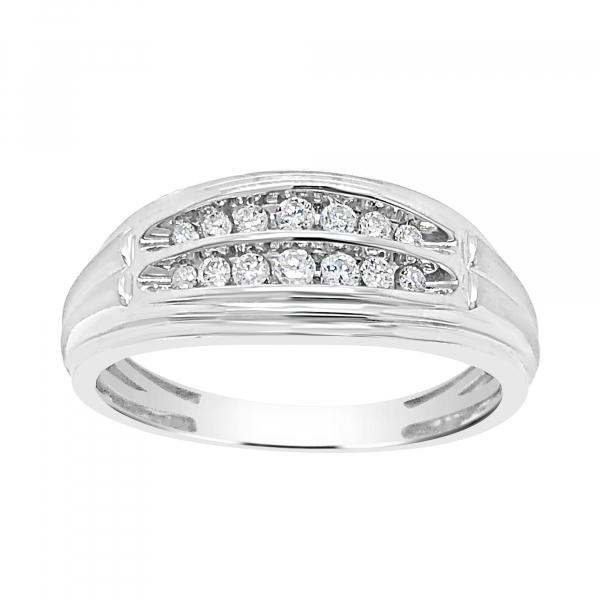 Diamond Ring .25 CTW Round Cut 10K White Gold