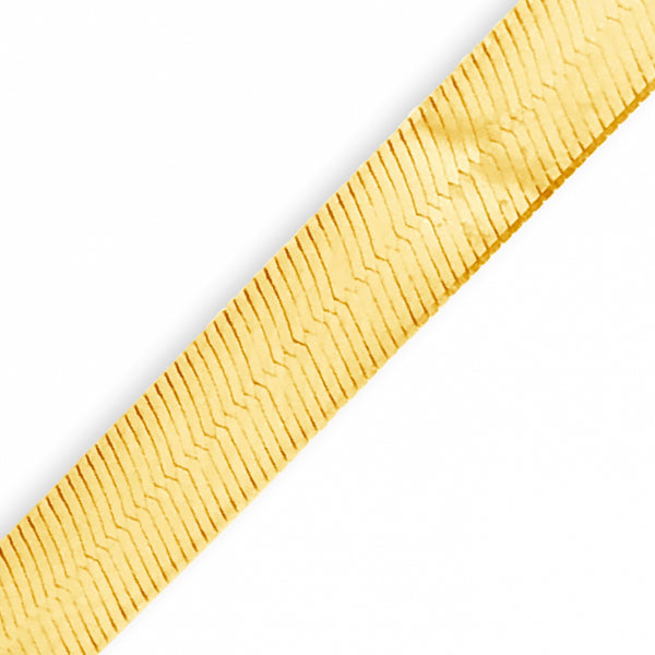 10K Yellow Gold Herringbone 16" Chain