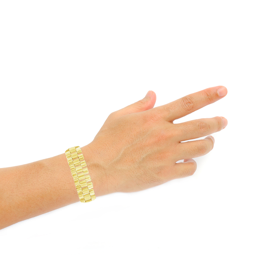 10K Gold Presidential Style Bracelet