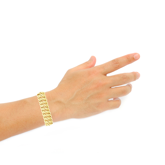 10K Gold Custom Cuban Link Bracelet