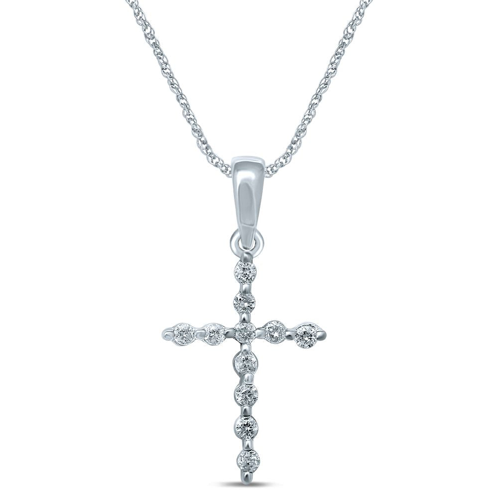 10K 0.09ct Diamond Pendant