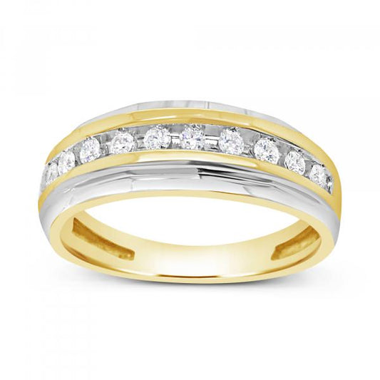 Diamond Ring .25 CTW Round Cut 10K Yellow Gold